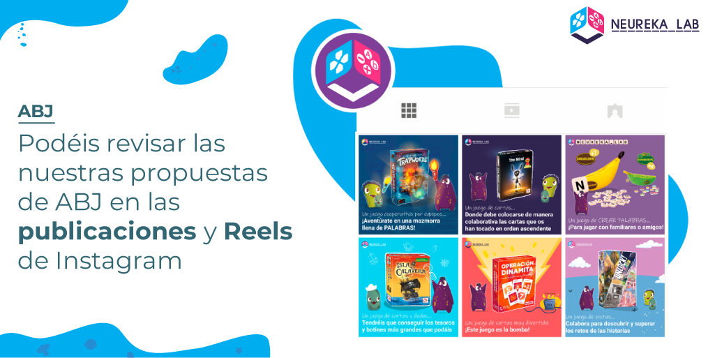 Podéis revisar las nuestras propuestas de ABJ en las publicaciones y Reels de Instagram.