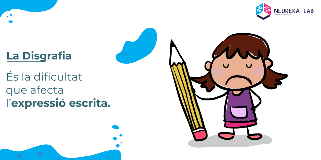 La disgrafia és la dificultat que afecte l'expressió escrita.